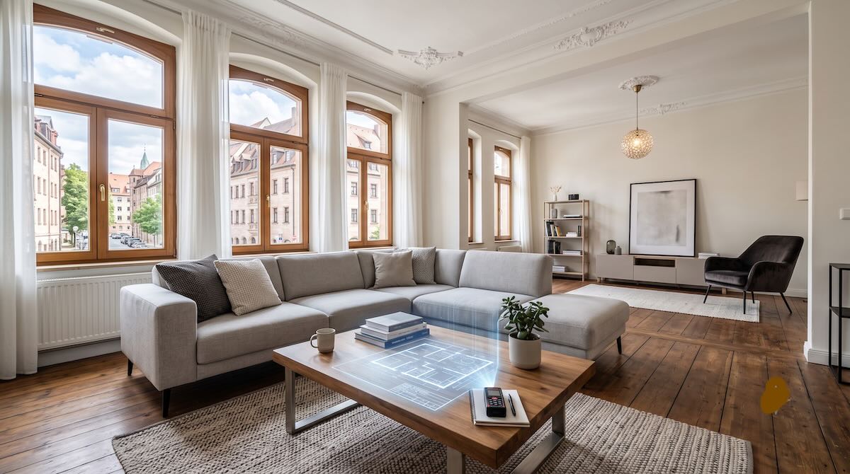 Wohnfläche Berechnen, Miete Erhöhen Nürnberg, Immobilienmakler Fürth, Kappungsgrenze Franken