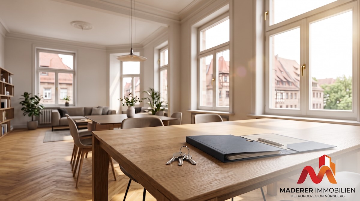 Mietkaution Nürnberg, Vermieter Rechte Franken, Wohnungsübergabe Fürth, Maderer Immobilien