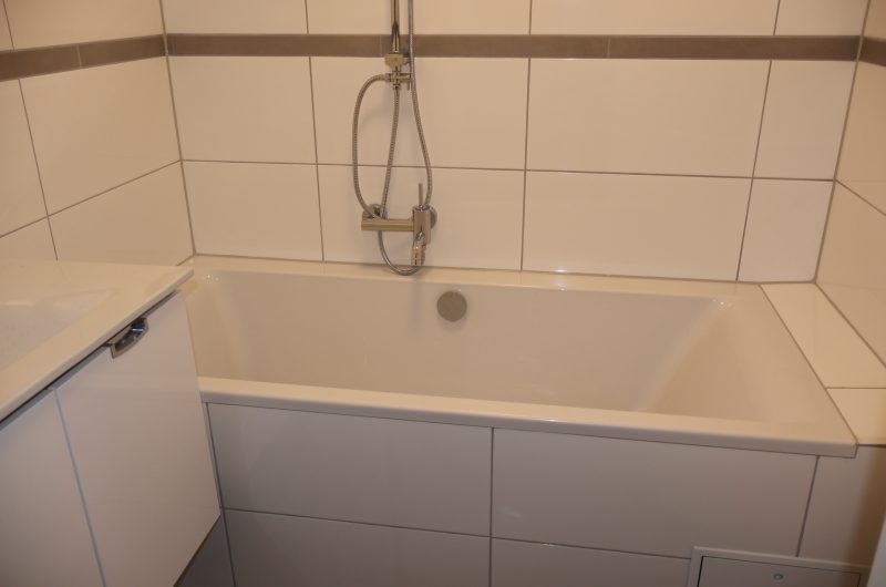 Badezimmer der KfW 70 sanierten Erdgeschosswohnung