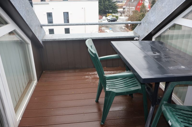Dachloggia der 2 Zimmer Kapitalanlage