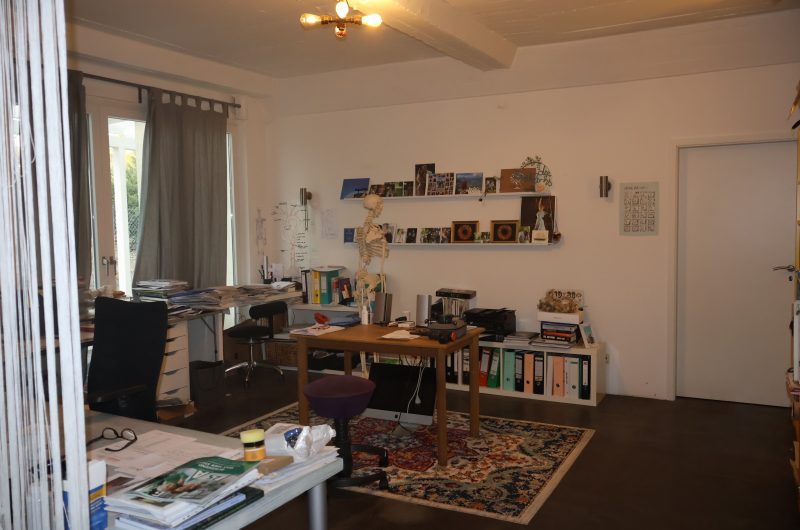 Arbeotsplatzbereich im Loft in Dietenhofen