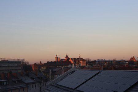 Aussblick zur Burg der Dachgeschoßwohnung am Maxfeld