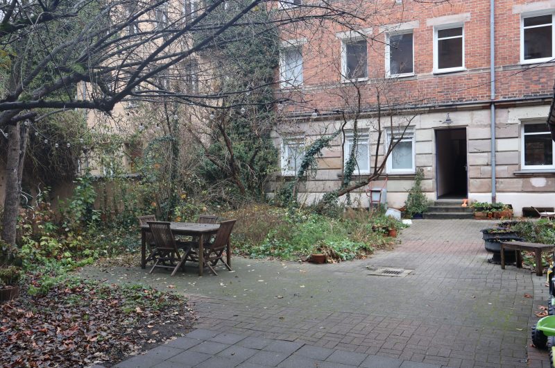 Innenhof der 3 Zimmer Terrassenwohnung zum kaufen