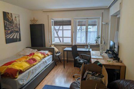 Wohnbereich der 1 Zimmer Wohnung