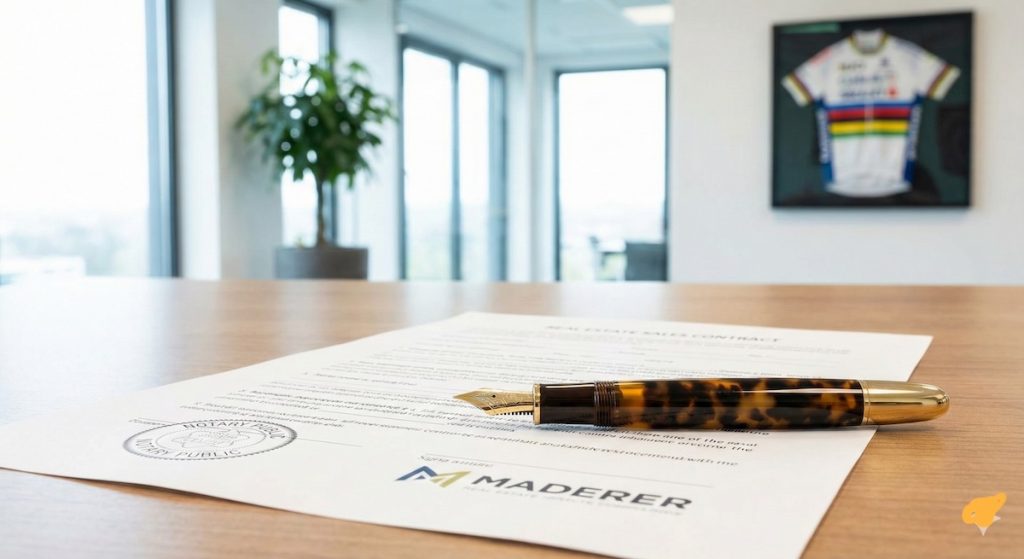 Vorbereitung zum Notartermin beim Hausverkauf mit Maderer Immobilien – Checkliste der benötigten Unterlagen.