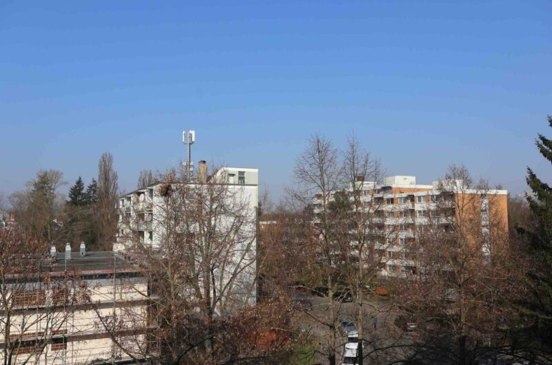 Weitblick vom Balkon im 5. OG in Nürnberg Schweinau