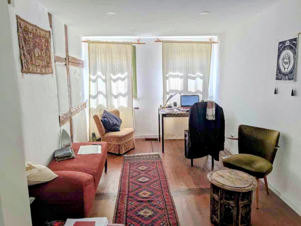 Wohnzimmer Sichtfachwerk Nürnberg Lorenzkirche